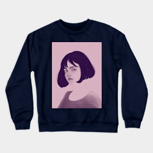 Purple Girl Crewneck Sweatshirt